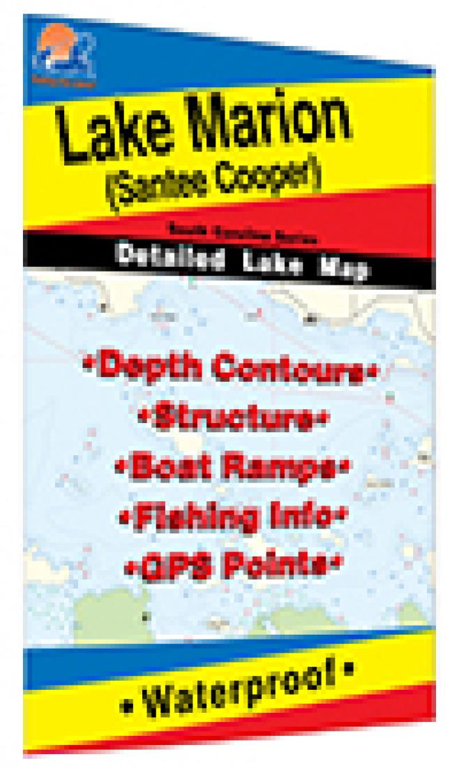 Cover of Lake Marion Fishing Map by Fishing Hot Spots