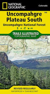 Uncompahgre Plateau, South, Map 146 by National Geographic