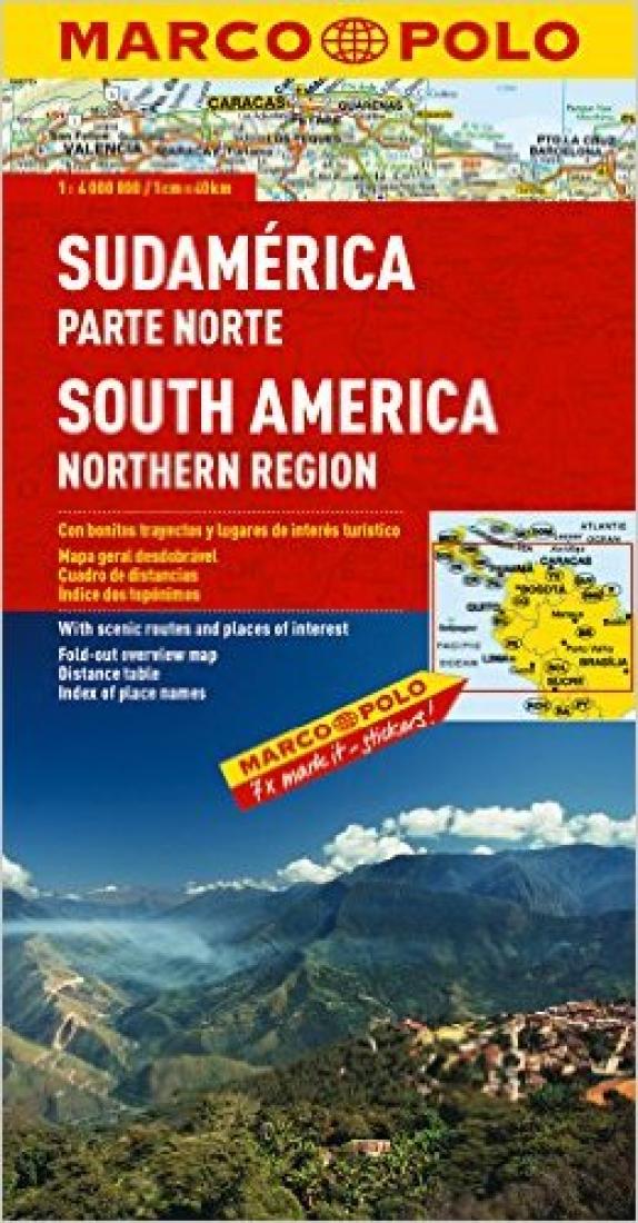 Cover of South America, North by Marco Polo Travel Publishing Ltd