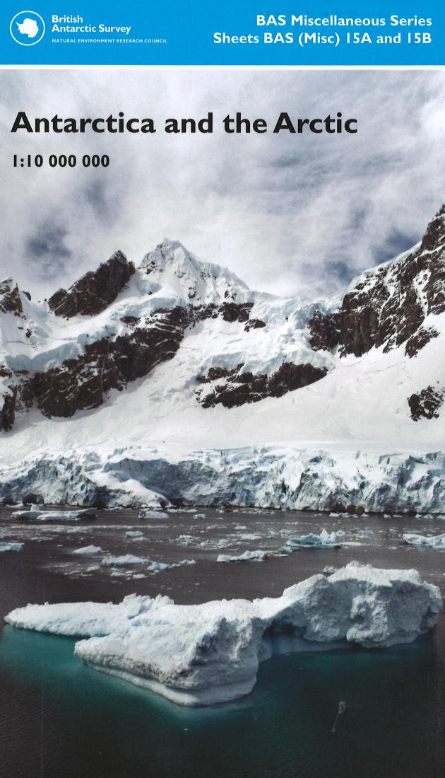 Cover of Antarctica and the Arctic Map by British Antarctic Survey