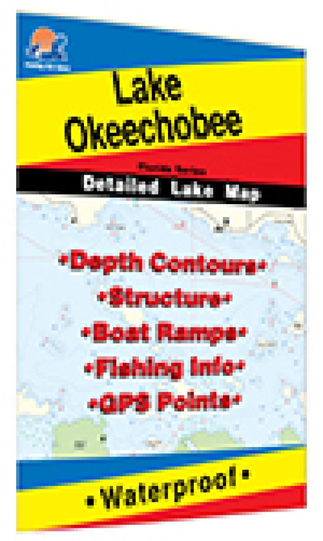 Cover of Lake Okeechobee Fishing Map by Fishing Hot Spots