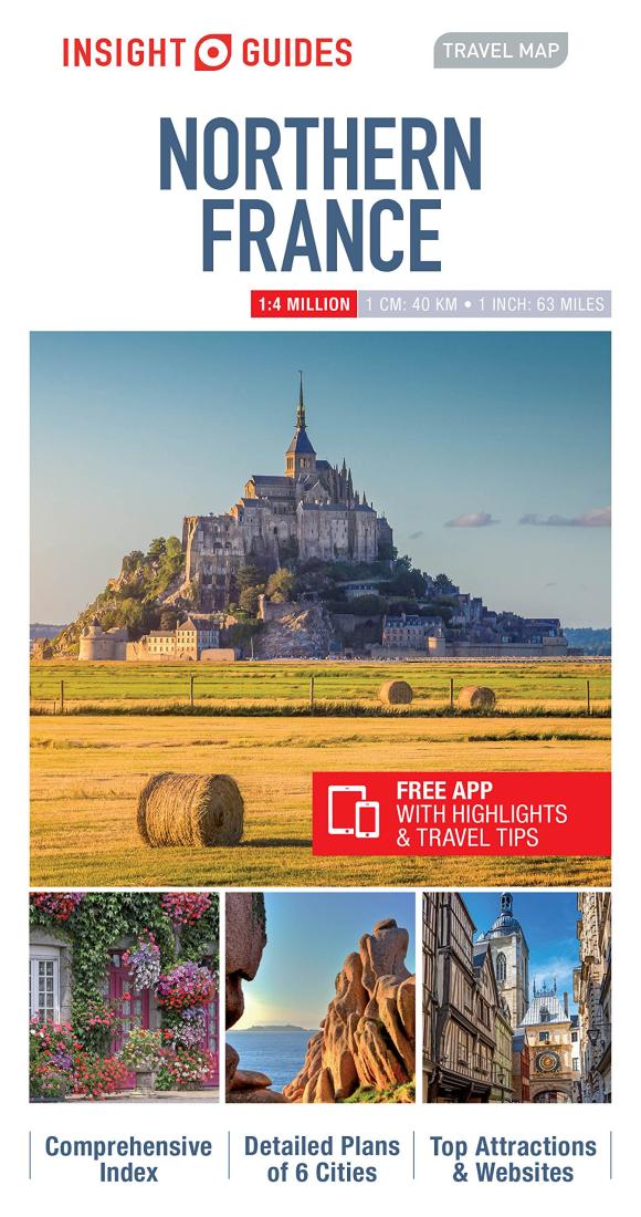 Cover of Northern France : Insight Guides Travel Map by Insight Guides 