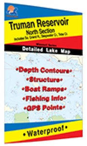 Truman Reservoir-North (North of Hwy 7) Fishing Map by Fishing Hot Spots