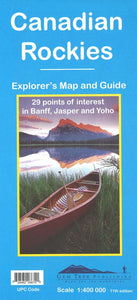 Canadian Rockies (Banff, Jasper, Yoho) Explorer's Map and Guide by Gem Trek