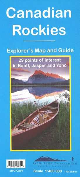 Cover of Canadian Rockies (Banff, Jasper, Yoho) Explorer's Map and Guide 