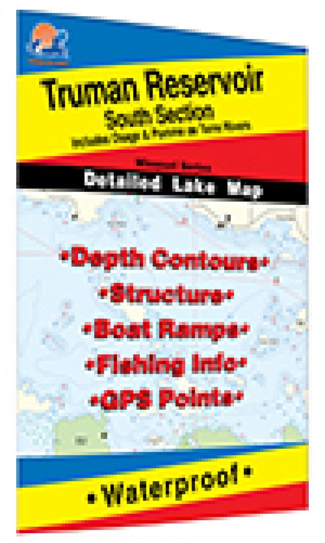 Cover of Truman Reservoir-South Fishing Map by Fishing Hot Spots