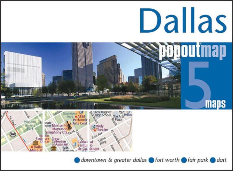 Cover of Dallas, Texas, PopOut Map