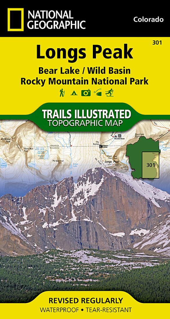 Longs Peak : Bear Lake/Wild Basin : Rocky Mountain National Park by National Geographic