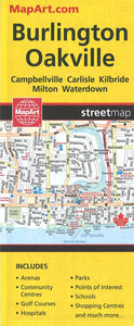 Burlington Oakville Map by Canadian Cartographics Corporation