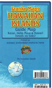 Hawaiian Islands Map & Dive Guide, Folded, by Frankos Maps Ltd.