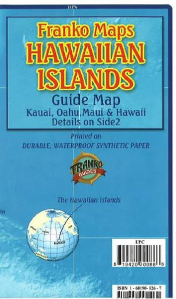Cover of Hawaiian Islands Map & Dive Guide, Folded,
