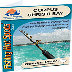 Corpus Christi Bay Fishing Map by Fishing Hot Spots