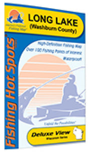 Long Lake (Washburn Co) Fishing Map by Fishing Hot Spots