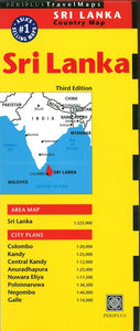 Sri Lanka Country Map by Periplus Editions