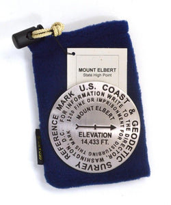 Mt. Elbert, Colorado Paperweight by Geo-Situ