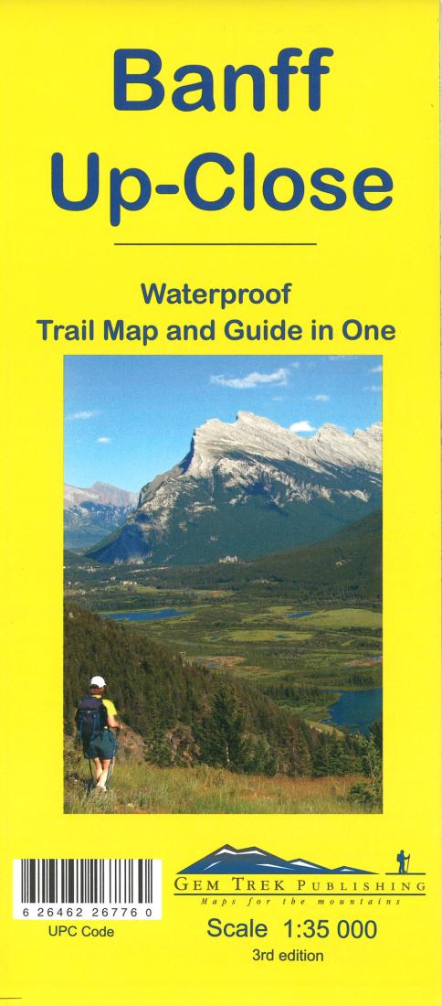 Cover of Banff, Up-Close Trail Map and Guide  