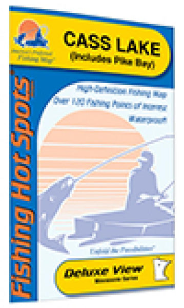 Cover of Cass Lake/Pike Bay Fishing Map by Fishing Hot Spots