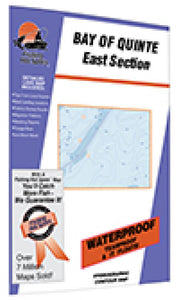 Bay of Quinte-E (Telegraph Narrows to Upper Gap) Fishing Map by Fishing Hot Spots