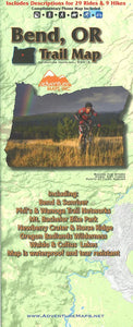Bend, Oregon, Trail Map by Adventure Maps