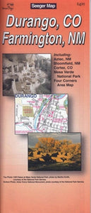Durango, Colorado and Farmington, New Mexico by The Seeger Map Company Inc.