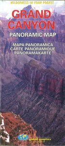 Grand Canyon, Arizona, Panoramic Map by Global Graphics