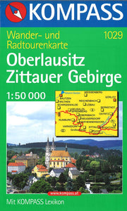 Oberlausitz Zittauer Gebirge Hiking Map By Kompass