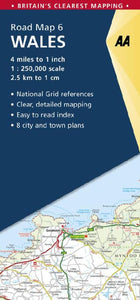 Great Britain Regional Road Map: Wales by AA Publishing