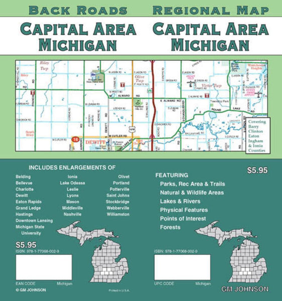 Cover of Michigan, Capital Area by GM Johnson