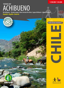 Achibueno Travel & Trekking Map by Trekking Chile