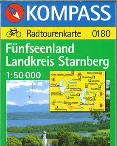 Funfseenland Landkreis Starnberg Hiking Map By Kompass