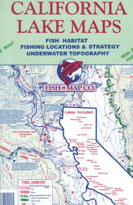 California Lakes Maps Atlas by Fish-n-Map Company