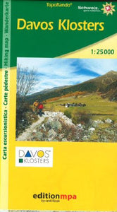 Davos Klosters, Topographical Hiking Map by Edition MPA by Orell Fussli