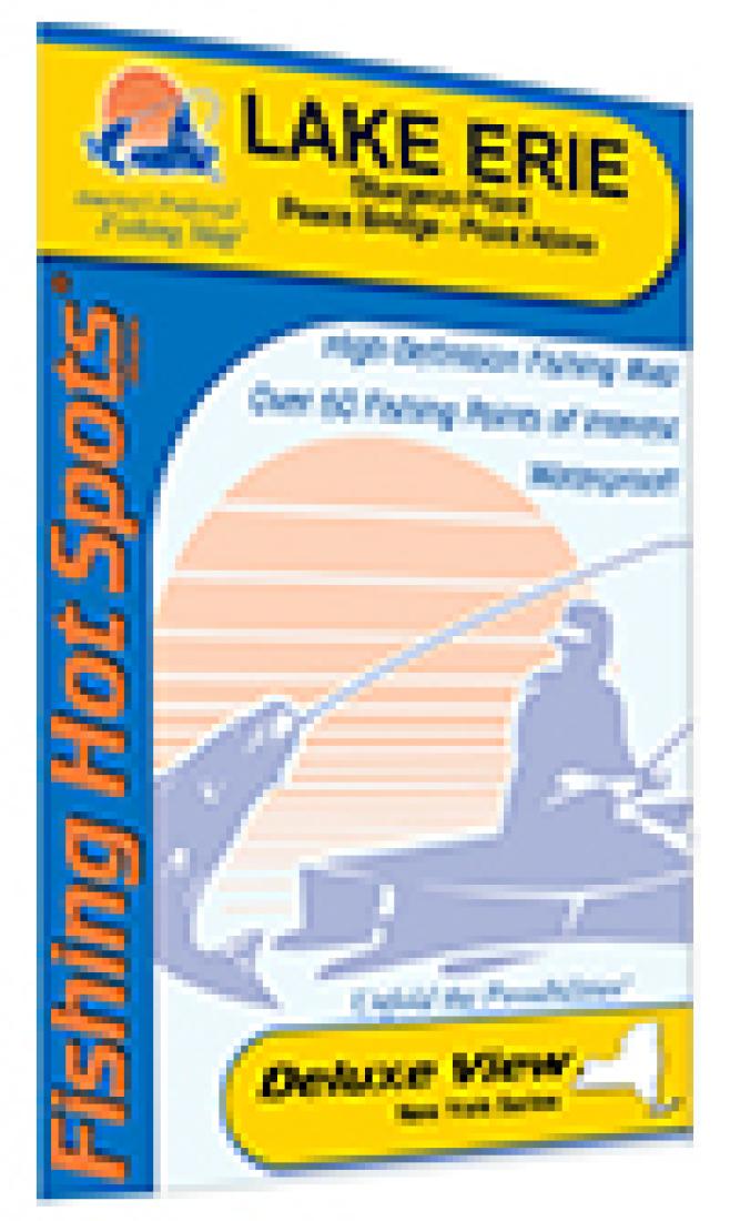 Cover of Lake Erie Fishing Map - Eastern Basin by Fishing Hot Spots