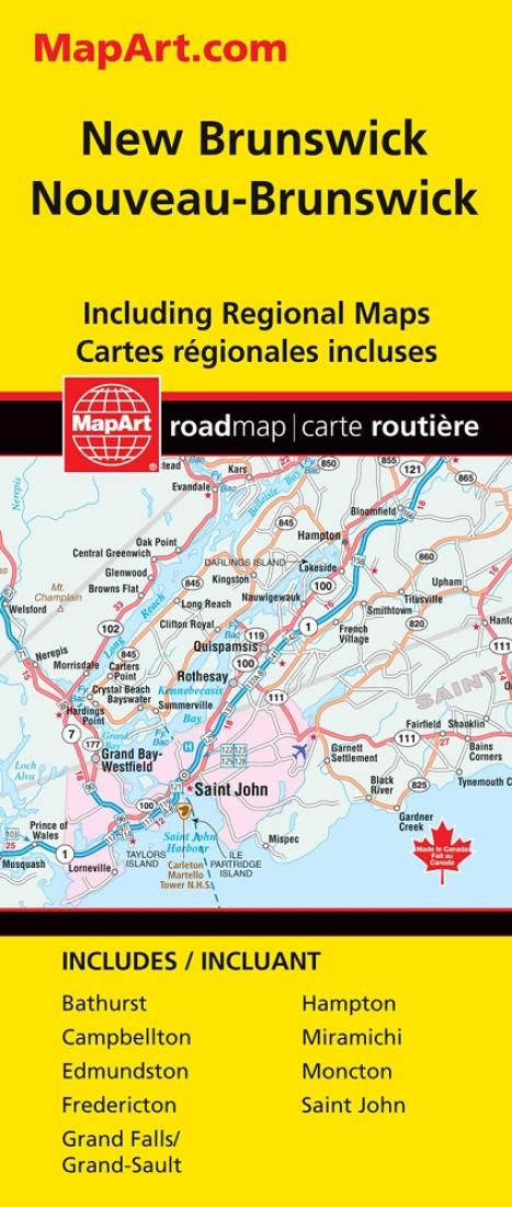 Cover of New Brunswick Road Map 