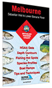 Melbourne - Sebastian Inlet to Lower Banana River Fishing Map by Fishing Hot Spots