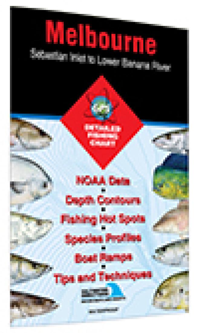 Cover of Melbourne Fishing Map by Fishing Hot Spots