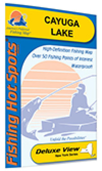 Cover of Cayuga Lake Fishing Map by Fishing Hot Spots