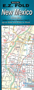 EZ Fold New Mexico State Map by Warren Map