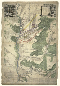 Cover of Map of the Battle of Blenheim 13 August 1704 by Oxford Cartographers 