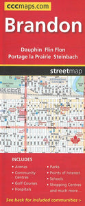 Brandon and Area Road Map by Canadian Cartographics Corporation
