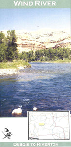 Wind River: Dubois to Riverton Fishing Map by Wilderness Adventures Press