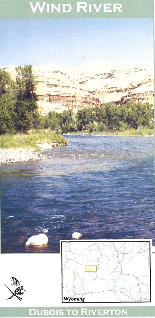 Cover of Wind River: Dubois to Riverton Fishing Map by Wilderness Adventures Press