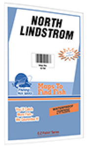 North Lindstrom Lake-Chisago Chain Fishing Map by Fishing Hot Spots