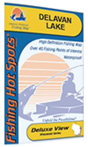 Delavan Lake (Walworth Co) Fishing Map by Fishing Hot Spots
