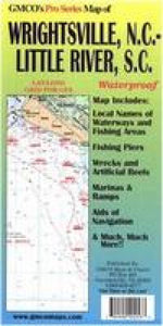 Wrightsville, NC to Little River, SC Chart & Fishing Map by GMCO Maps & Charts