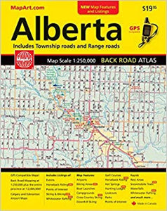 Alberta Back Road Atlas by Canadian Cartographics Corporation