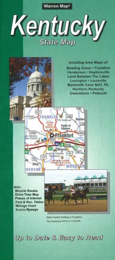 Cover of Kentucky, State Map by Five Star Maps, Inc.