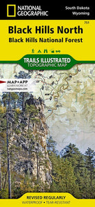 Black Hills north : Black Hills National Forest : South Dakota, USA : outdoor recreation map by National Geographic