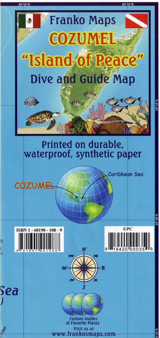 Cover of Caribbean, Cozumel Map & Dive Guide