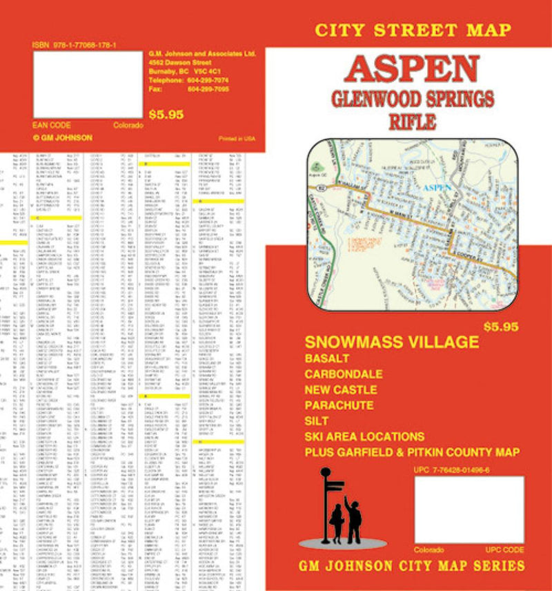 Cover of Aspen, Glenwood Springs and Rifle, Colorado by GM Johnson